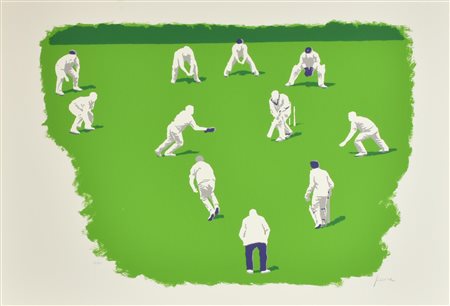 Daniele Fissore CRICKET litografia su carta, cm 50x70; es.33/125 firma