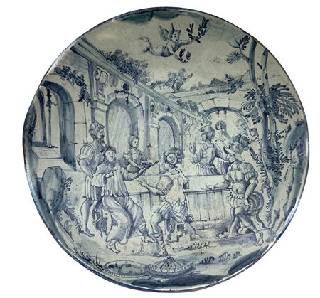 Piatto in maiolica , 17° Secolo