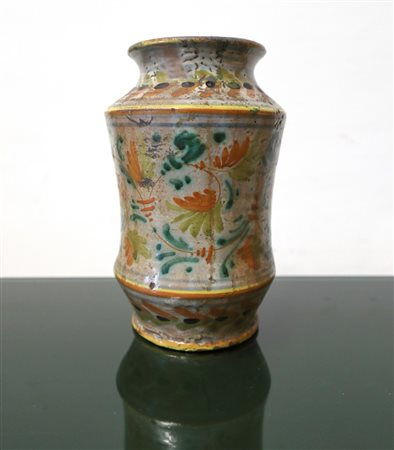 Albarello in maiolica, nineteen° Secolo