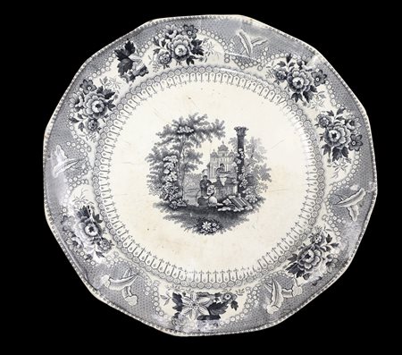 Piatto in ceramica, Nineteen° Secolo