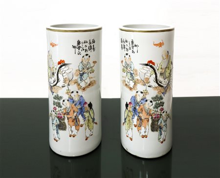 Coppia di vasi cinesi
