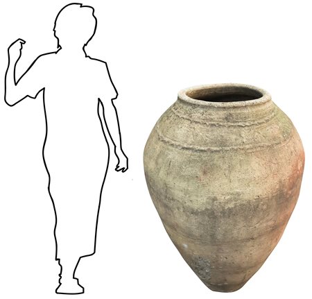 Grande Giara a pasta gialla, Sicily, 18° / 19° Secolo.