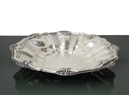 Centrotavola in argento 800, inizi 20° Secolo.
