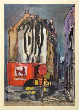 Giovanni Brancaccio (Pozzuoli 1903-Napoli 1975)  - Parigi, 1960