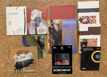 VASCO BENDINI E ALBERTO MORETTI - Lotto unico di 10 cataloghi