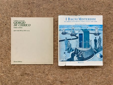 GIORGIO DE CHIRICO - Lotto unico di 2 cataloghi