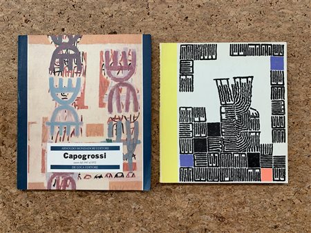 GIUSEPPE CAPOGROSSI - Lotto unico di 2 cataloghi