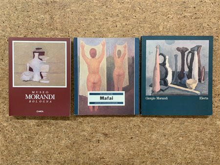 GIORGIO MORANDI E MARIO MAFAI - Lotto unico di 3 cataloghi