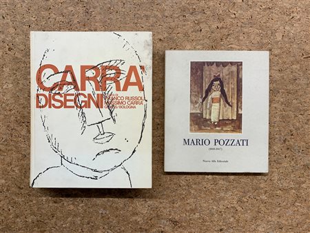 CARLO CARRÀ  E MARIO POZZATI - Lotto unico di 2 cataloghi