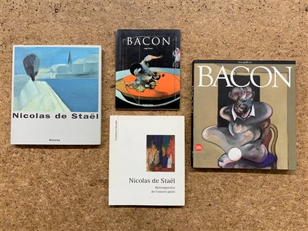 FRANCIS BACON E NICOLAS DE STAËL - Lotto unico di 4 cataloghi