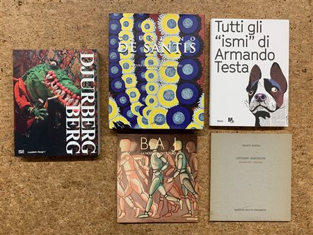 ARTE DEL DOPOGUERRA E CONTEMPORANEA - Lotto unico di 5 cataloghi