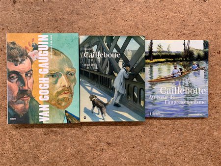 GRANDI MAESTRI DEL TARDO '800 (VAN GOGH, GAUGUIN E CAILLEBOTTE) - Lotto unico di 3 cataloghi