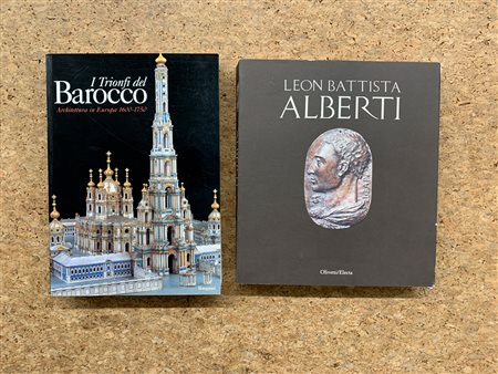 LEON BATTISTA ALBERTI E ARCHITETTURA BAROCCA - Lotto unico di 2 imponenti cataloghi:
