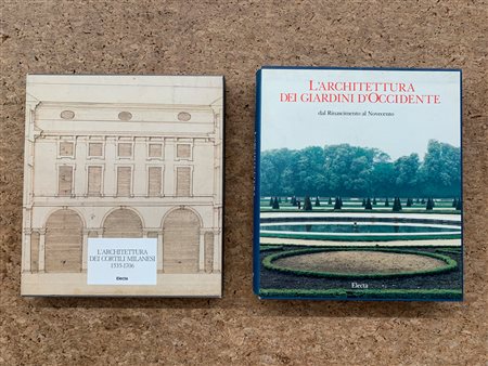 ARCHITETTURA DI GIARDINI E CORTILI - Lotto unico di 2 cataloghi