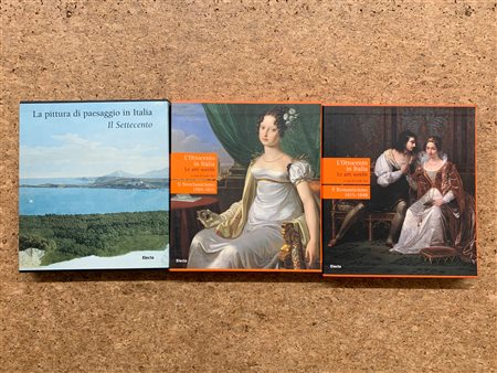 PITTURA ITALIANA DEL '700 E '800 - Lotto unico di 3 cataloghi