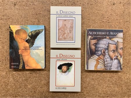 DISEGNO ITALIANO E PITTURA ANTICA - Lotto unico di 4 cataloghi