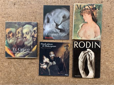 GRANDI MAESTRI DELLA PITTURA ANTICA - Lotto unico di 5 cataloghi