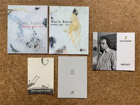 MARIO RACITI - Lotto unico di 5 cataloghi
