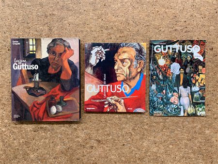 RENATO GUTTUSO - Lotto unico di 3 cataloghi