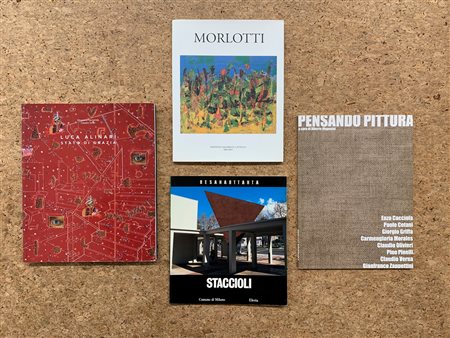ARTE ITALIANA DEL DOPOGUERRA - Lotto unico di 4 cataloghi