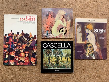 PITTURA FIGURATIVA ITALIANA DEL DOPOGUERRA - Lotto unico di 4 cataloghi