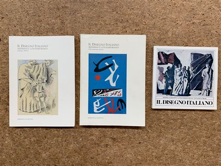 IL DISEGNO ITALIANO - EDIZIONI LA SCALETTA, REGGIO EMILIA - Lotto unico di 3 cataloghi
