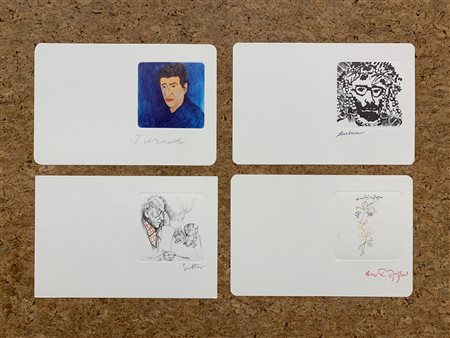 FOTOLITOGRAFIE BOLAFFIARTE - Lotto unico di 4 opere