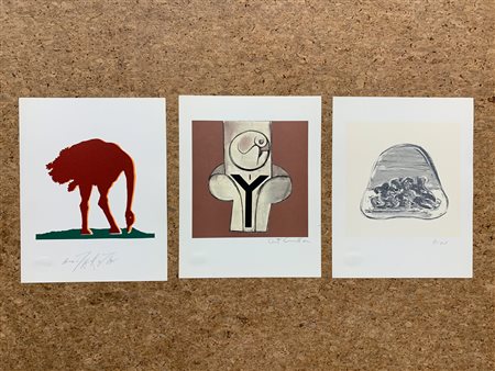 EDIZIONI BOLAFFIARTE - Lotto unico di 3 fotolitografie