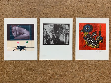 EDIZIONI BOLAFFIARTE - Lotto unico di 3 fotolitografie