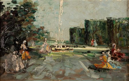 Emma Ciardi (Venezia 1879-1933)  - All'aperto