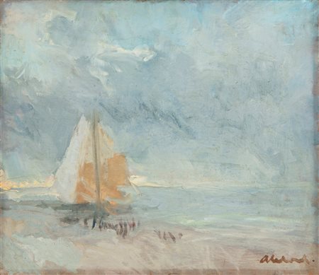 Angiolo Alebardi (Lovere 1883-Bergamo 1969)  - Marina