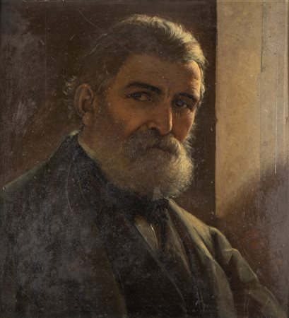 Anacleto Guadagnini (Bologna 1832-1919)  - Autoritratto, 1916