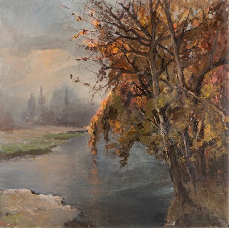 Maria Roncalli (Bergamo 1896-1936)  - Paesaggio (Impressione)