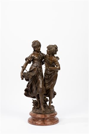 Auguste Moreau (Digione 1834-Malesherbes 1917)  - L'amicizia