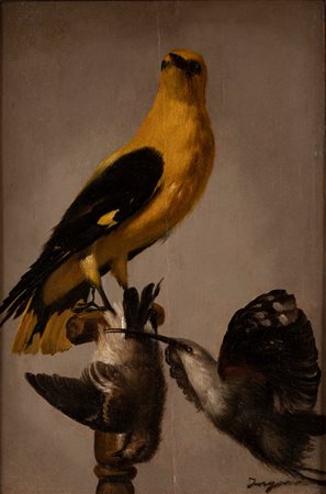 Amanzia Guerillot Inganni (Milano 1828-Boffalora Sopra Ticino 1905)  - Il rigogolo