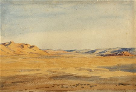 Giuseppe Haimann (Milano 1828-Alessandria d'Egitto 1883)  - Africa settentrionale, il deserto