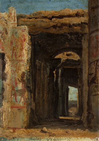 Giuseppe Haimann (Milano 1828-Alessandria d'Egitto 1883)  - Abydos, 1880