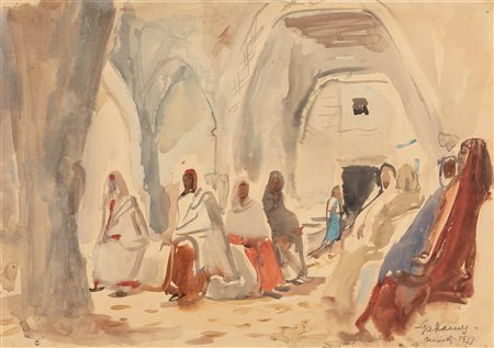 Enzo Morelli (Bagnacavallo 1896-Gargnano 1976)  - "Gadames", 1939