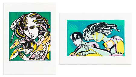 REMO BRINDISI (1918-1996) - Lotto unico composto da 2 opere grafiche