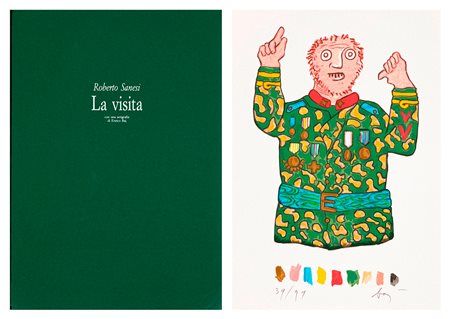 ENRICO BAJ (1924-2003) - La visita, 1992/1994