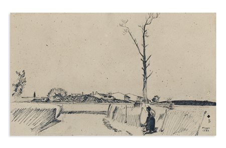 PIETRO BERNARDINI (1892-1974) - Senza Titolo, 1946