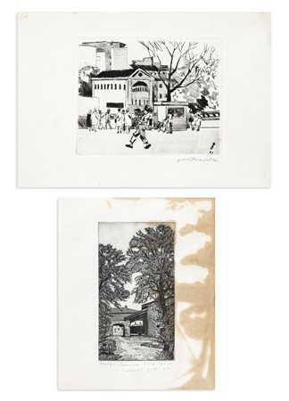 AUTORI VARI (BERNARDINI E GALLI) - Lotto unico di 2 opere