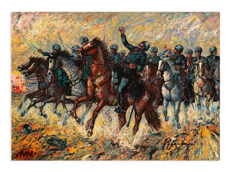 GIOVAN FRANCESCO GONZAGA (1921-2007) - Cavalieri