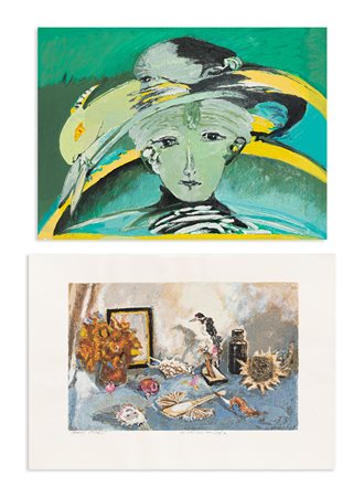 AUTORI VARI (PIACESI E BRINDISI) - Lotto unico composto da 2 opere grafiche
