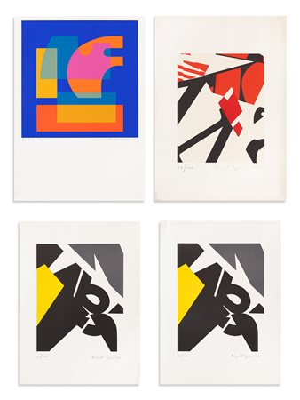 AUGUSTO GARAU (1923-2010) - Lotto unico composto da 4 opere