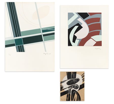 SILVANO BOZZOLINI (1911-1998) - Lotto unico composto da 3 opere grafiche