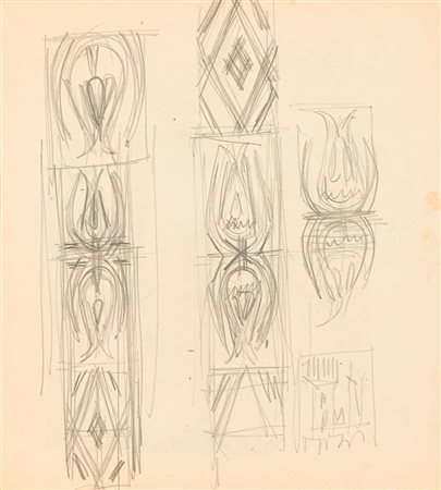 FORTUNATO DEPERO (1892-1960) - Senza Titolo, 1953-1954 circa