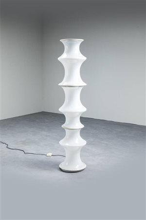 ENRICO TRONCONI<BR>Lampada da terra Bamboo