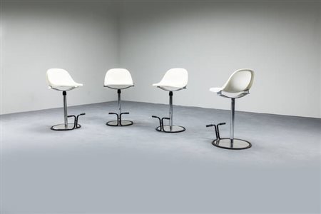 MARCO ZANUSO<BR>Quattro sgabelli mod. Minisit