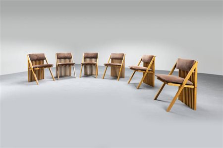 TITO PINORI<BR>Sei sedie Millepiedi